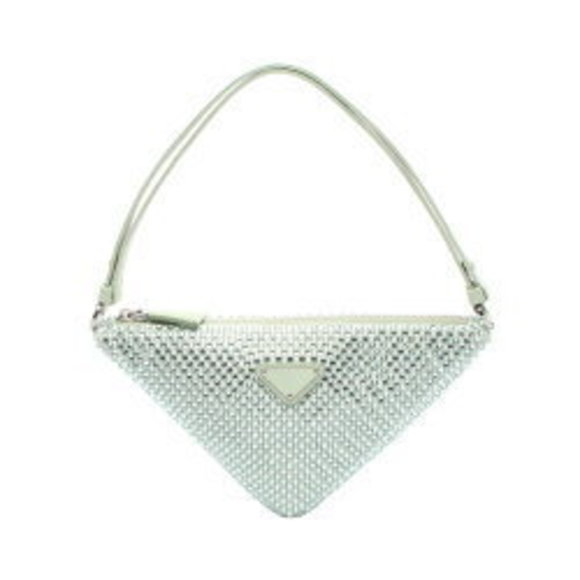 Prada Handbag Rhinestones Green - Picture 1 of 7